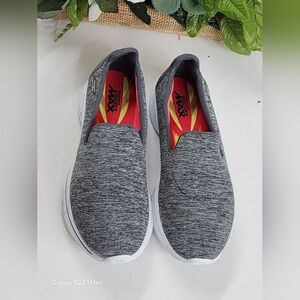 Skechers Women s Gray Slip-On Shoes